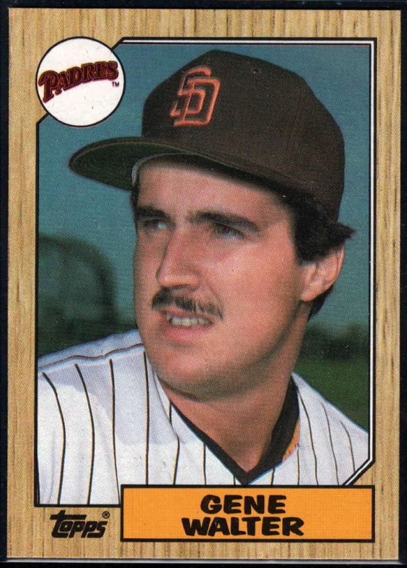 Amazon.com: 1987 Topps Baseball #248 Gene Walter San Diego Padres 