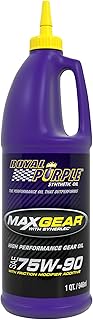 Royal Purple 01300 Max Gear 75W-90 High Performance Synthetic Automotive Gear Oil , 1 Quart (32 Ounces)