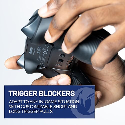 Miniatura 5 de NACON Revolution 5 Pro Officially Licensed PlayStation Wireless Gaming Controller for PS5 / PS4 / PC - Hall Effect, Trigger Stops, Mappable Buttons,