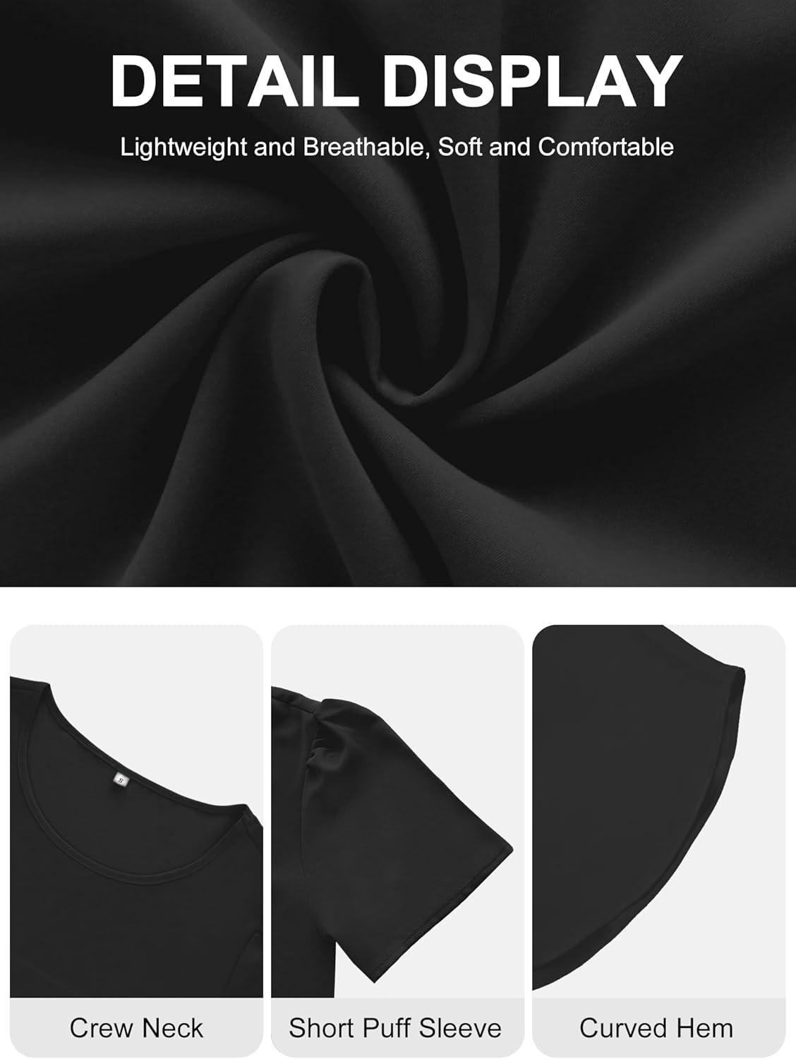 Women's Short Sleeve Chiffon Blouse Elegant Dressy Shirts Business Casual Tops - Image 6