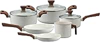 Mimo Style, Conjunto de 6 Panelas Pratic Cook Marmol Compatível com Fogão por Indução