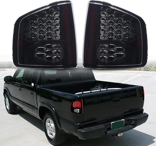 Miniatura 7 de Nixon Offroad Luces traseras para Chevrolet Chevy S10 1994-2004 / GMC Snoma 1994-2004 / Isuzu Hombre 1996-2000 Lámparas traseras LED de repuesto