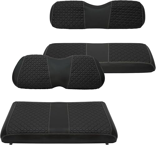 Miniatura 1 de XUANYUDG0769 Fundas de asiento delantero y trasero para carrito de golf EZGO TXTRXVClub Car DSPrecedentYamaha G29 OEM Cojín de asiento ordinario,
