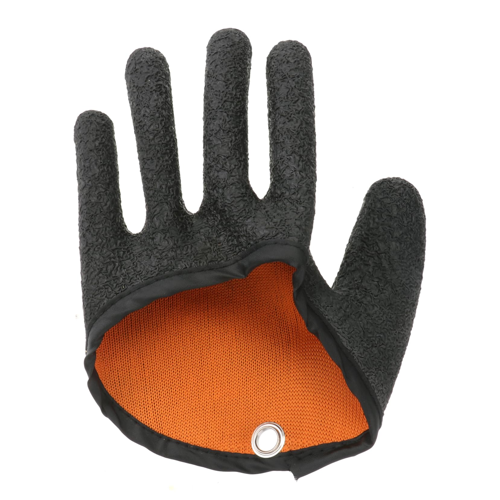 ifundom 1Pc Non Slip Fishing Gloves Black Pe Thread Woven Design for Catching Fish Comfortable Breathable Material for Fishing and Hunting Activities