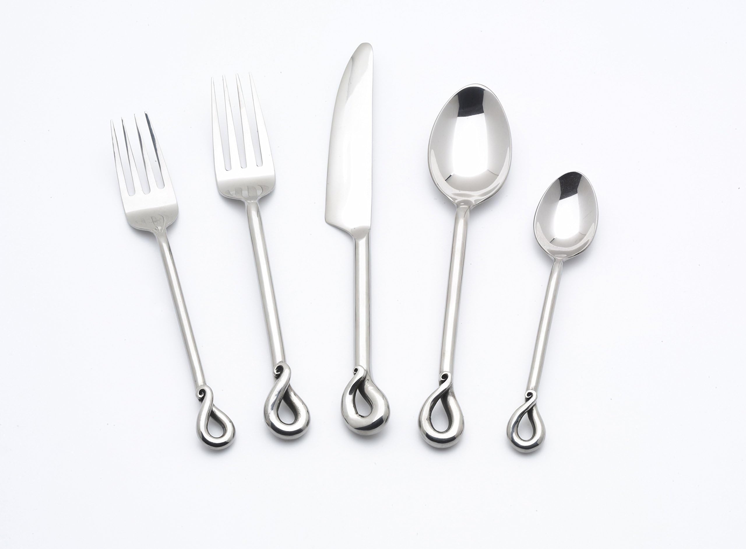 5 Piece Elephant Tail Dinner Set