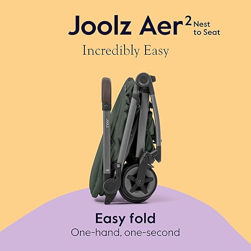 Miniatura 6 de Joolz AER² Nido to Seat - Asiento ligero y compacto orientado a los padres para recién nacidos hasta niños pequeños (apto para hasta 33 libras)