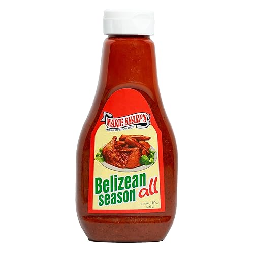 Marie Sharp's Belice Season-All, 10 oz | Mezcla de condimentos caribeños multiusos | Sabor audaz y sabroso con hierbas y especias | Perfecto para disponible en Yaxa Costa Rica