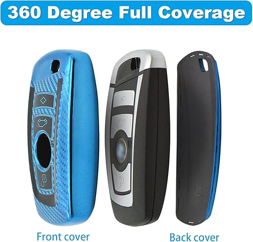 Miniatura 4 de Funda para llavero BMW, funda para llavero para 1, 3, 4, 5, 6, 7, serie X3, X4, M5, M6, GT3, GT5, llave de control remoto
