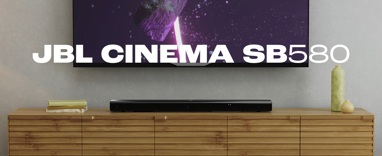 Amazon.co.jp: JBL CINEMA SB580 All-in-One サウンドバー/ドルビー