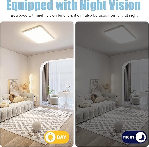 Miniatura 5 de Dispositivo de grabación de estilo detector de humo - Monitoreo de propiedades y equipos en interiores - Grabadora Wi-Fi 1080P