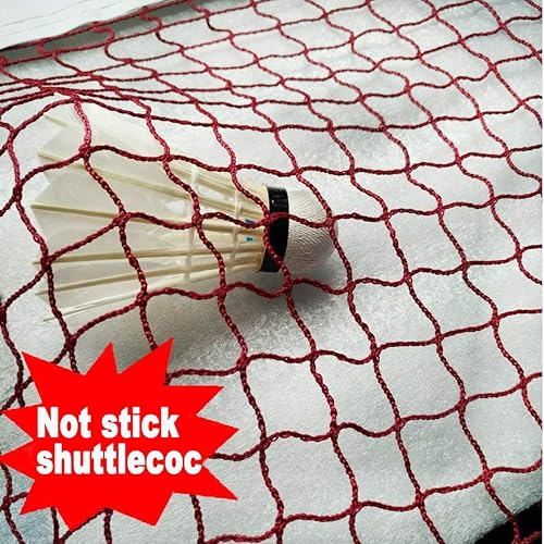 Miniatura 10 de DOURR Red de torneo de bádminton con cable de cuerda de 20 pies x 2.5 pies
