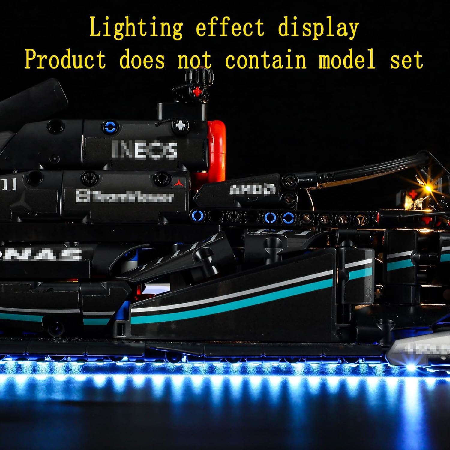 GEAMENT LED Light Kit Compatible with Lego AMG F1 W14 E Performance - Lighting Set for Technic 42171 (Model Set Not Included)
