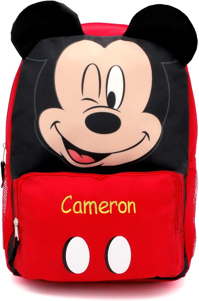 red mickey mouse backpack