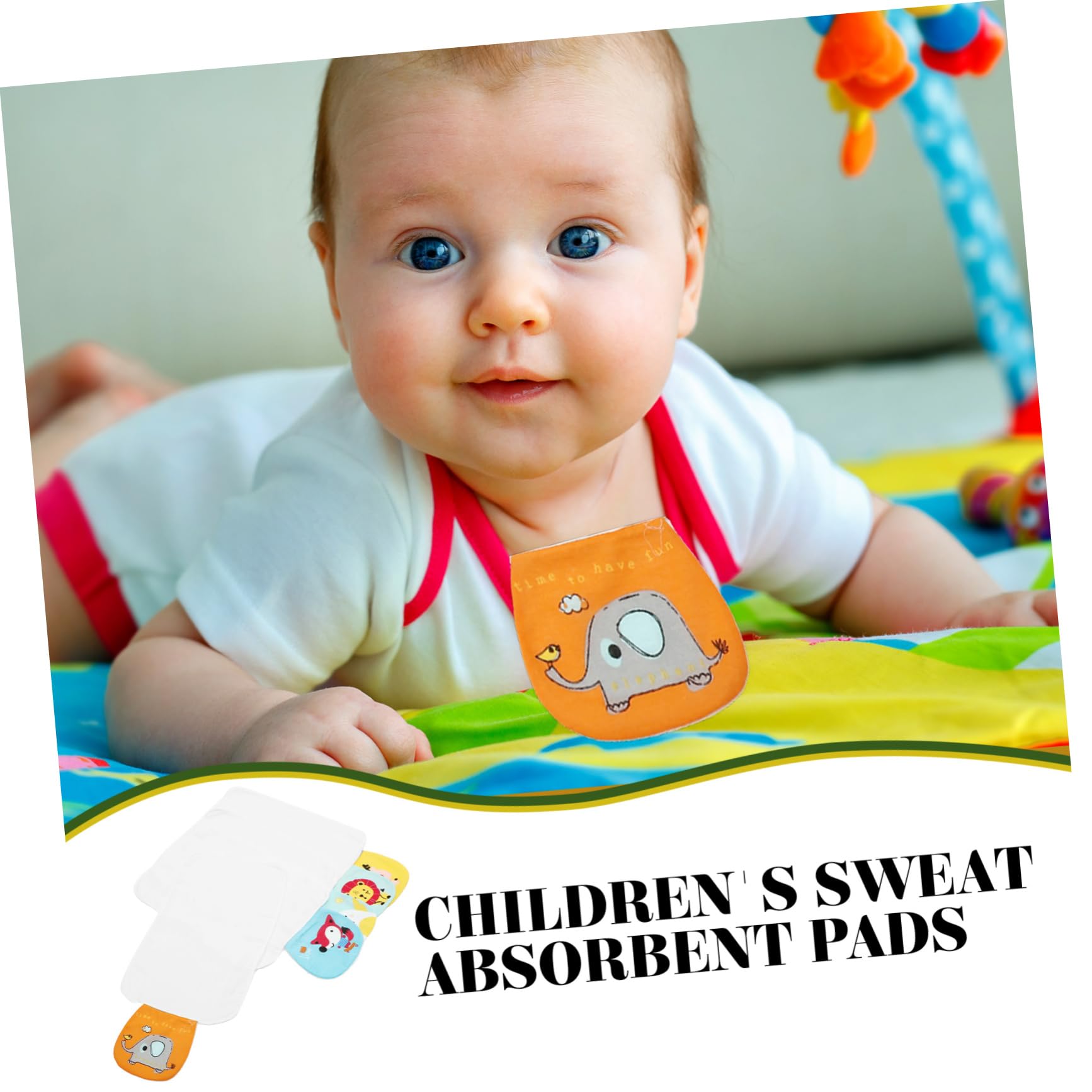 ibasenice 15 Pezzi Asciugamano Sudore Asciugamano Assorbente Del Sudore Di Cotone Panno Per Rutto Per Bambini Bavaglini Per Salviette Panno Per Il Viso Posteriore Per Neonato