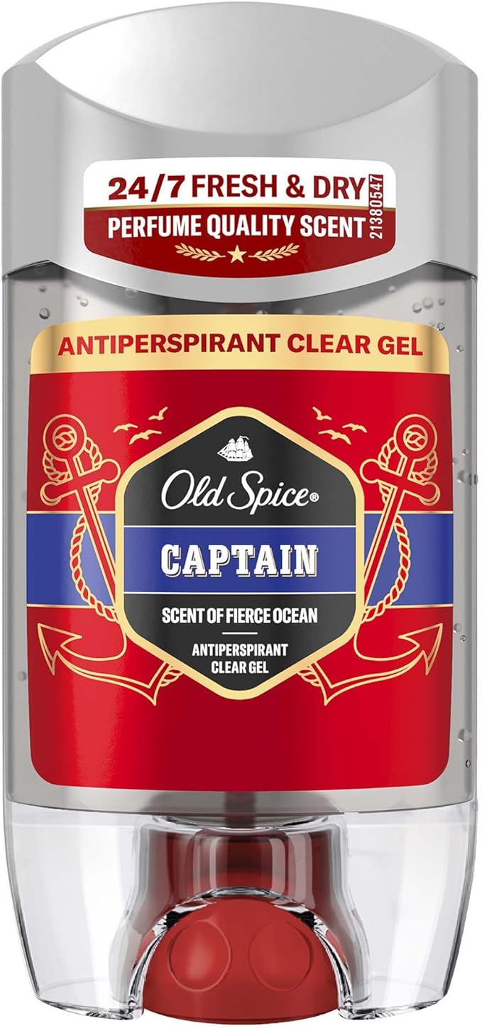 Old Spice Captain Terlemeyi Önleyici Şeffaf Jel Deodorant 70 ml