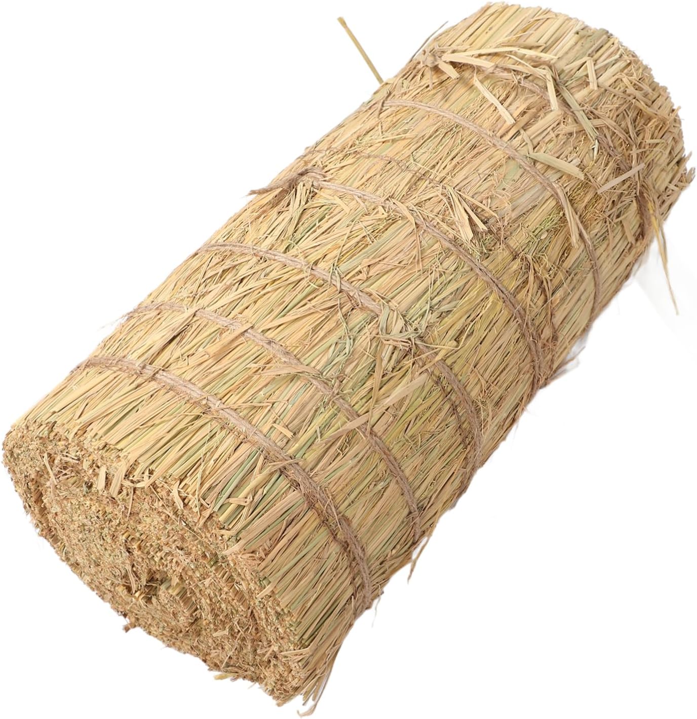 CHILDWEET Natural Straw Decor Stool for Harvest Display Rustic Round Straw Prop for Autumn Photography Halloween Thanksgiving Celebrations Light Brown Versatile Farmhouse Accent