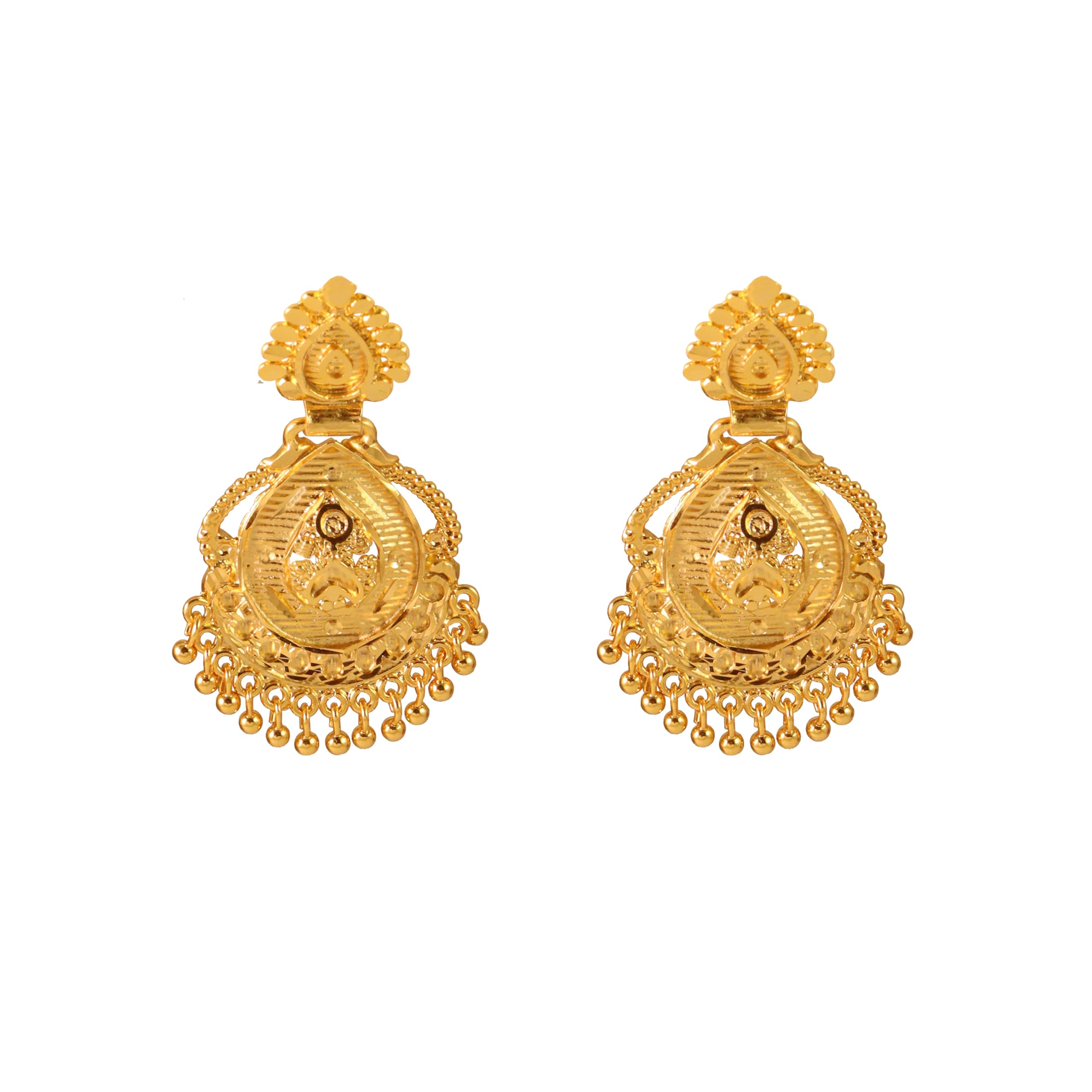 CUTE GOLD One Gram Forming Gold Plated Fashion Jewellery Traditional Earring for Women & Girls (EAR-5020) (B0D4VHZ7S9) Amazon Price History, Amazon Price Tracker