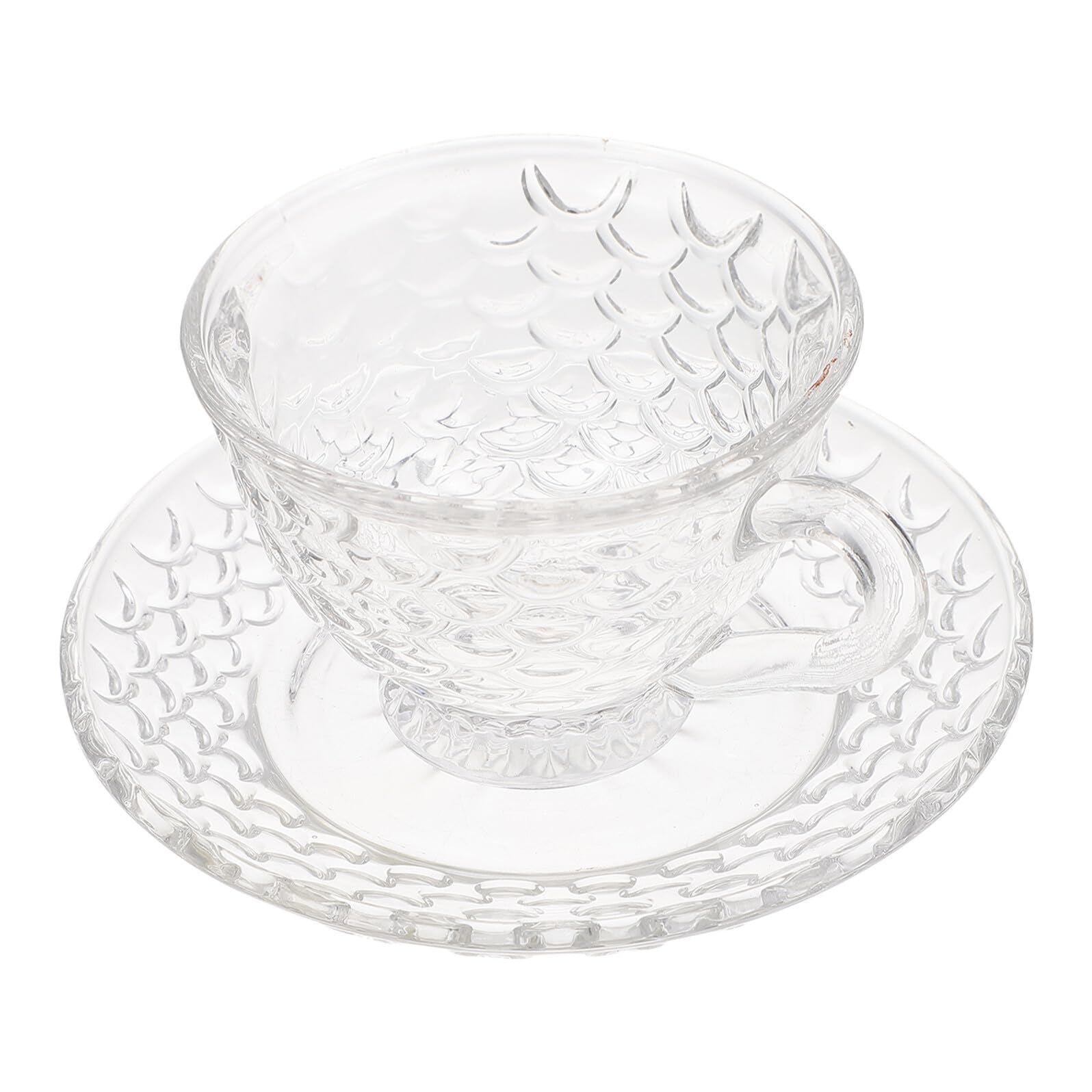 Service tasses en verre ergonomique pour isoler la chaleur et savourer café ou thé