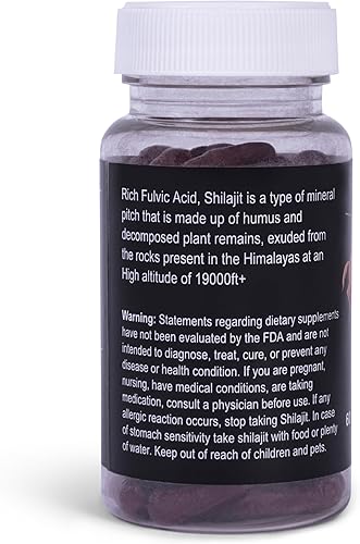 Miniatura 3 de Pindari Pure Shilajit 500mg  Denso en nutrientes  Alta potencia  Impulso de energía  Apoyo inmunológico  Procedente de las cordilleras del Himalaya