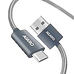 AGARO USB-A to Type C Cable, Nylon Braided Cable, 65W, 6A Fast Charging, Compatible with All Type C Devices Including Smartphones, Tablets, etc, PD Technology, 1 M (3.2Ft), 480 Mbps Data Transmission