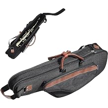 Tenor Saxophone with Case, Dual Removable Adjustable Oxford Cloth Conformability Saxophone Cargo Protection