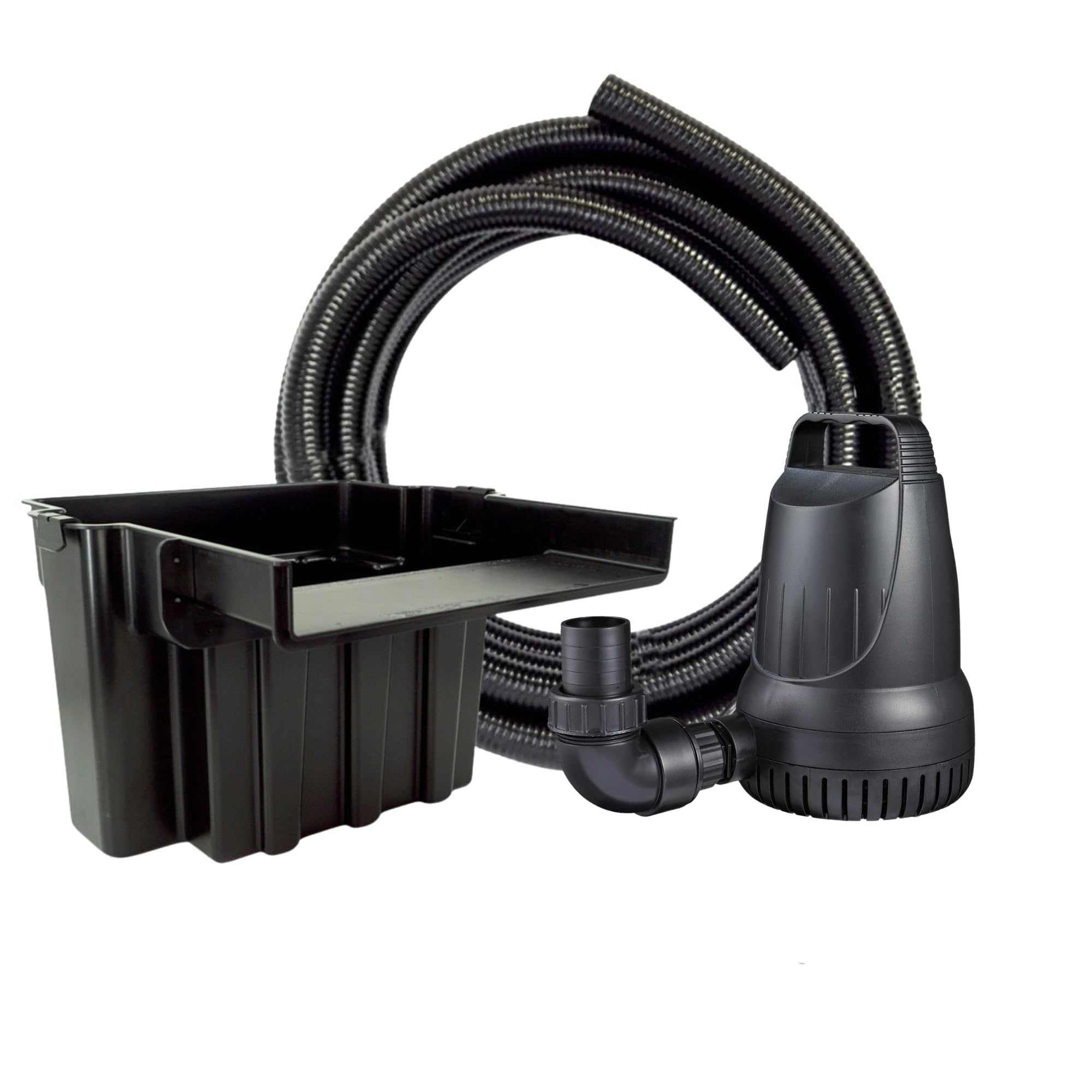 HALF OFF PONDS 16-Inch Filtering Waterfall Spillway Kit for Ponds and Waterfall Streams up to 4,000 gallons. Includes 2,100 GPH (144w) Pump, Waterfall