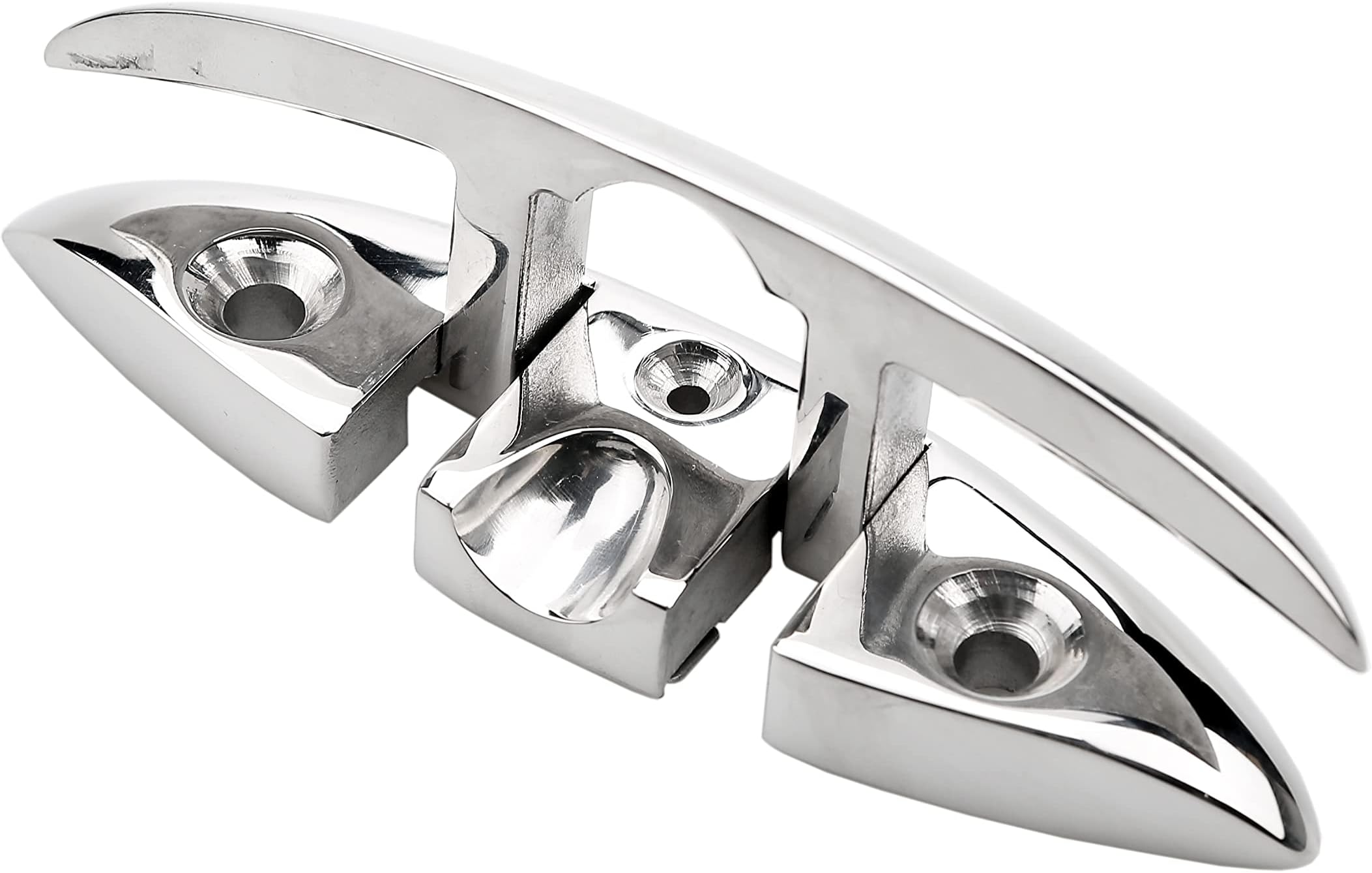 Boat Folding Cleat 316 Stainless Steel 6 Inch Flip Up Dock Deck Fold Cleats