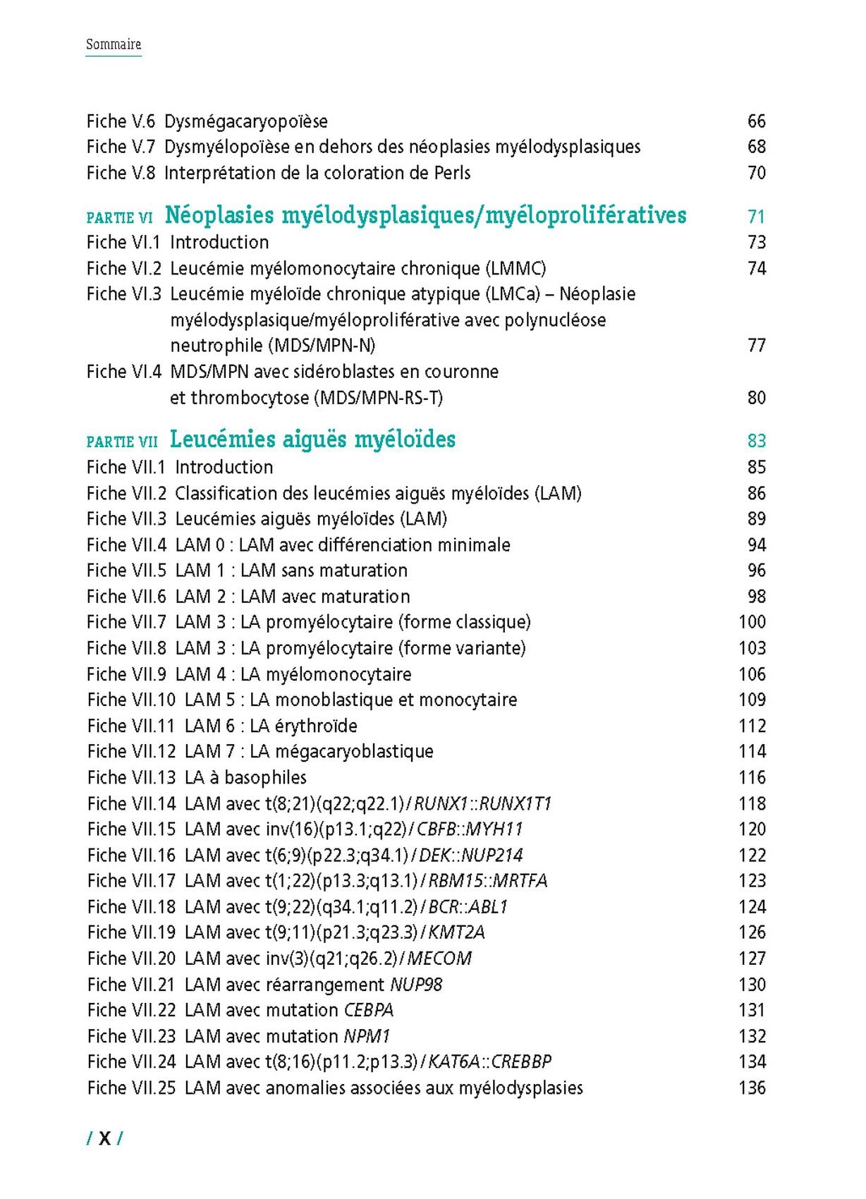 Cytologie des hémopathies malignes: Anomalies sanguines et médullaires