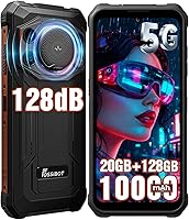 Vista 12 de FOSSIBOT F101P Android 13 Teléfono inteligente resistente, 7 GB+64 GB /1 TB Teléfono de llamada resistente 10600 mAh Teléfono desbloqueado 123dB