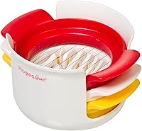 Vista 1 de Prepworks by Progressive Compact Egg Slicer,white, red and yellow