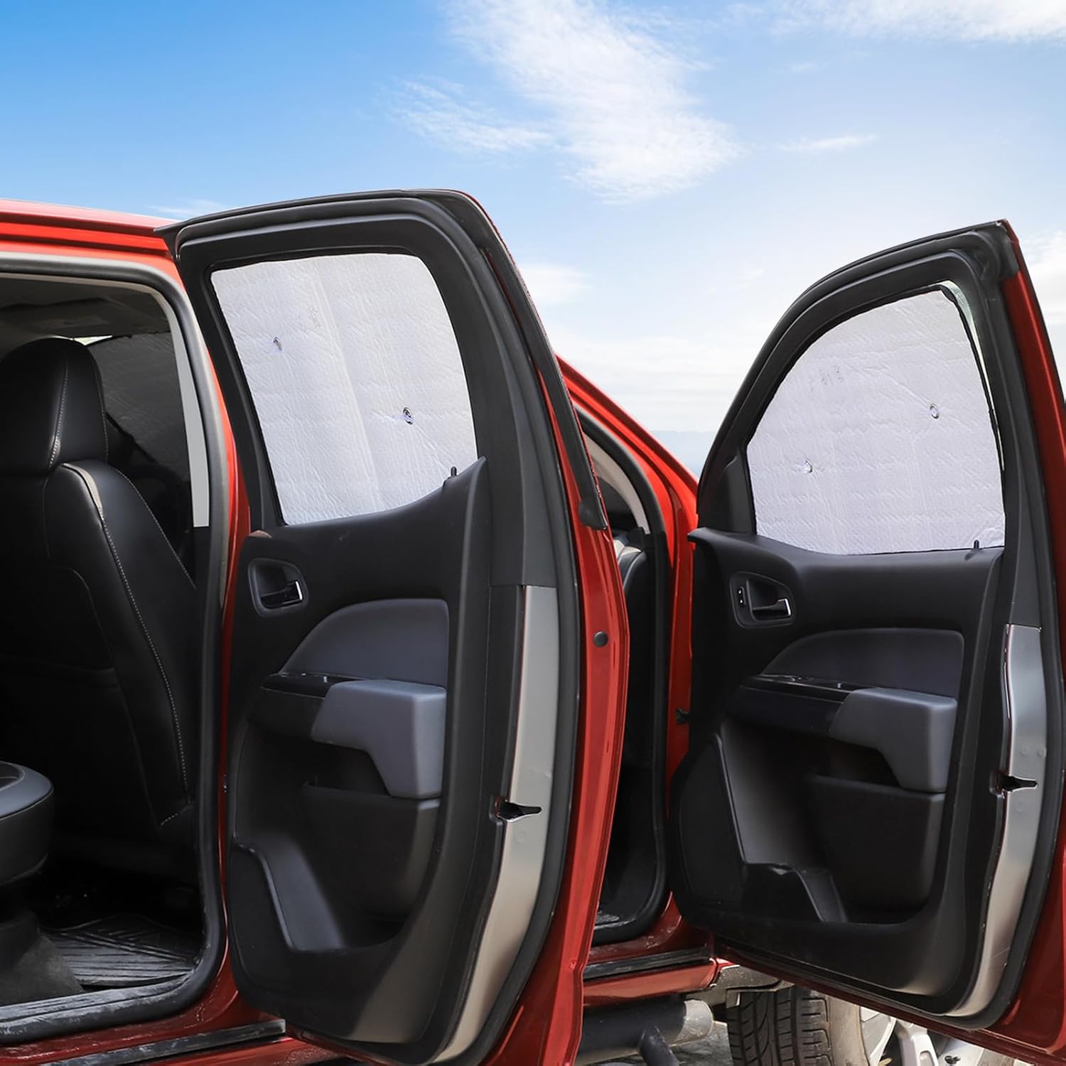 RT-TCZ Windshield Sunshade Sun Shade Heat Shield Window Sun Visor Mat for Chevrolet Colorado 2014-2024,for GMC Canyon 2014-2022 4 Door,6PCS