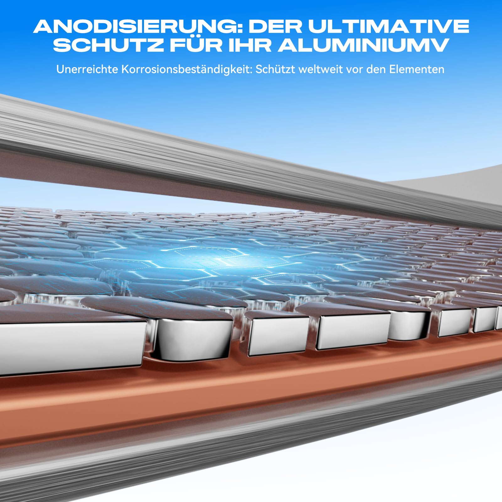 4 x 118 cm soporte panel solar, Ajustable De 0° a 90°, 46.5 Pulgadas Módulo Solar, Juego de Fijación Para Techo Plano, Para Panel Solar de 100W-400W, Barco, Caravana, Techo, Sistema off-Grid