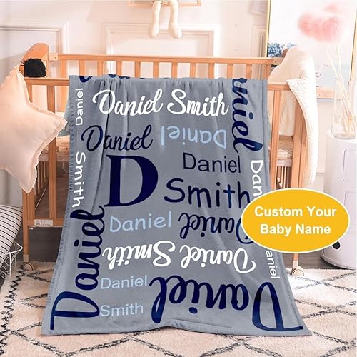 Miniatura 9 de Se envía al día siguiente, mantas personalizadas para niños, manta personalizada con nombre, manta de franela, regalos de cumpleaños de Navidad para