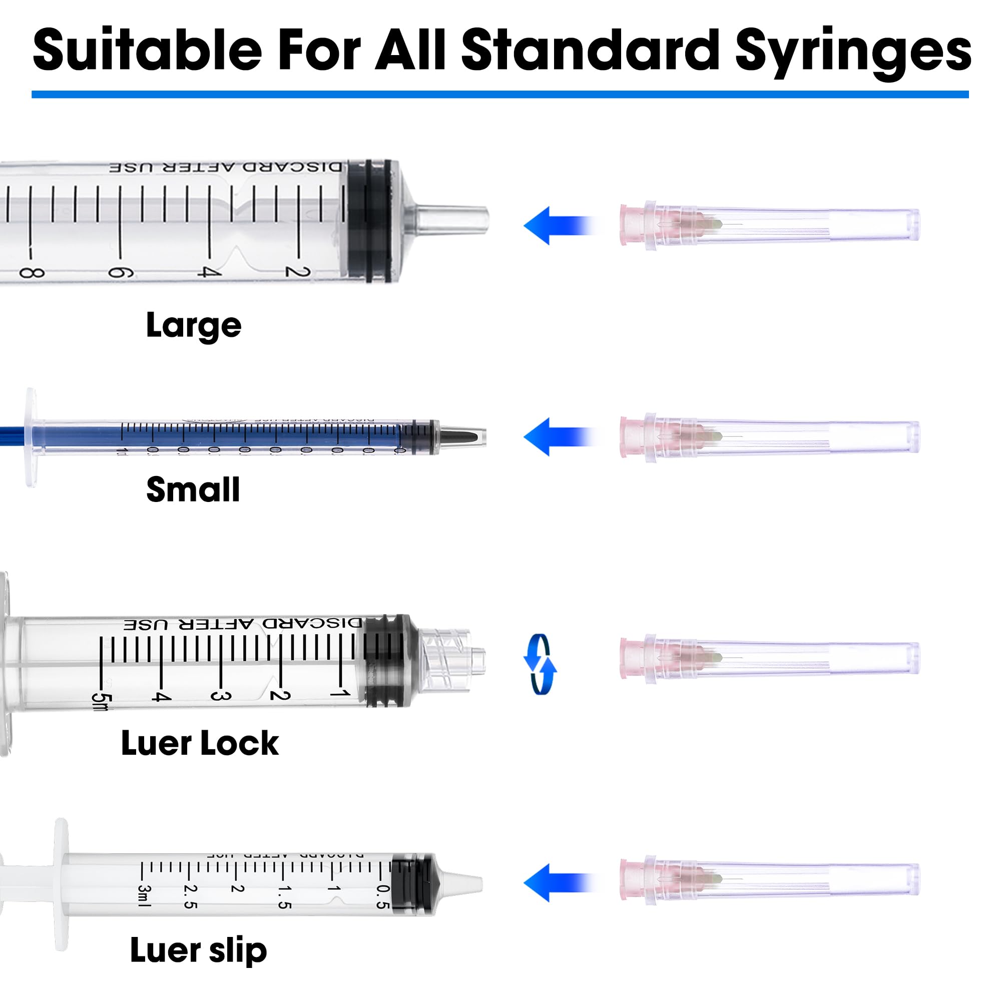 100 Pack 34 Ga 4mm Disposable Needles with Caps for Scientific and Industrial Dispensing Individually Wrapped — Amazon image 3