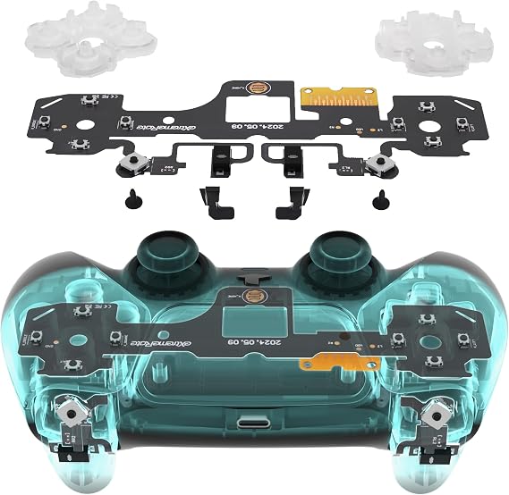 eXtremeRate Strong Version Whole Clicky Kit for PS5 Controller BDM-030 Shoulder Face Dpad Buttons, Custom Micro Switch L2R2 Face Buttons Clicky Kit and Tactile L1R1 Keys Mouse Click for PS5 Controller