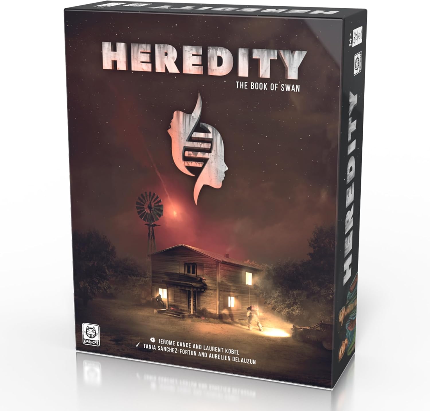 Heredity: The Book of Swan Board Game - Cooperative Narrative-Driven RPG Adventure for Kids & Adults, Ages 14+, 1-4 Players, 150 Minute Playtime, Made by Blackrock Games