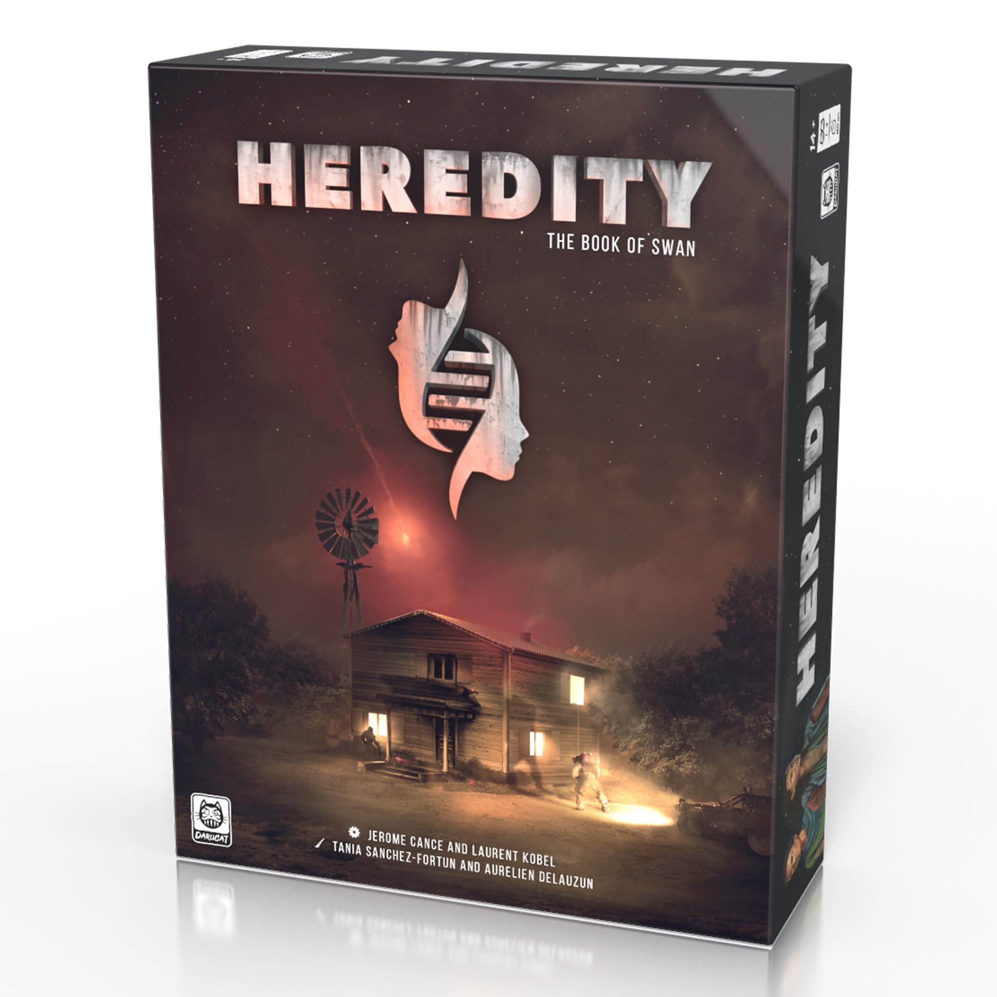Heredity - Gioco da tavolo narrativo e cooperativo - Gioco di avventure - 14 anni in più - Le tue scelte contano - Una campagna di 5 capitoli - fino a 4 giocatori - Modalità giocatore singolo