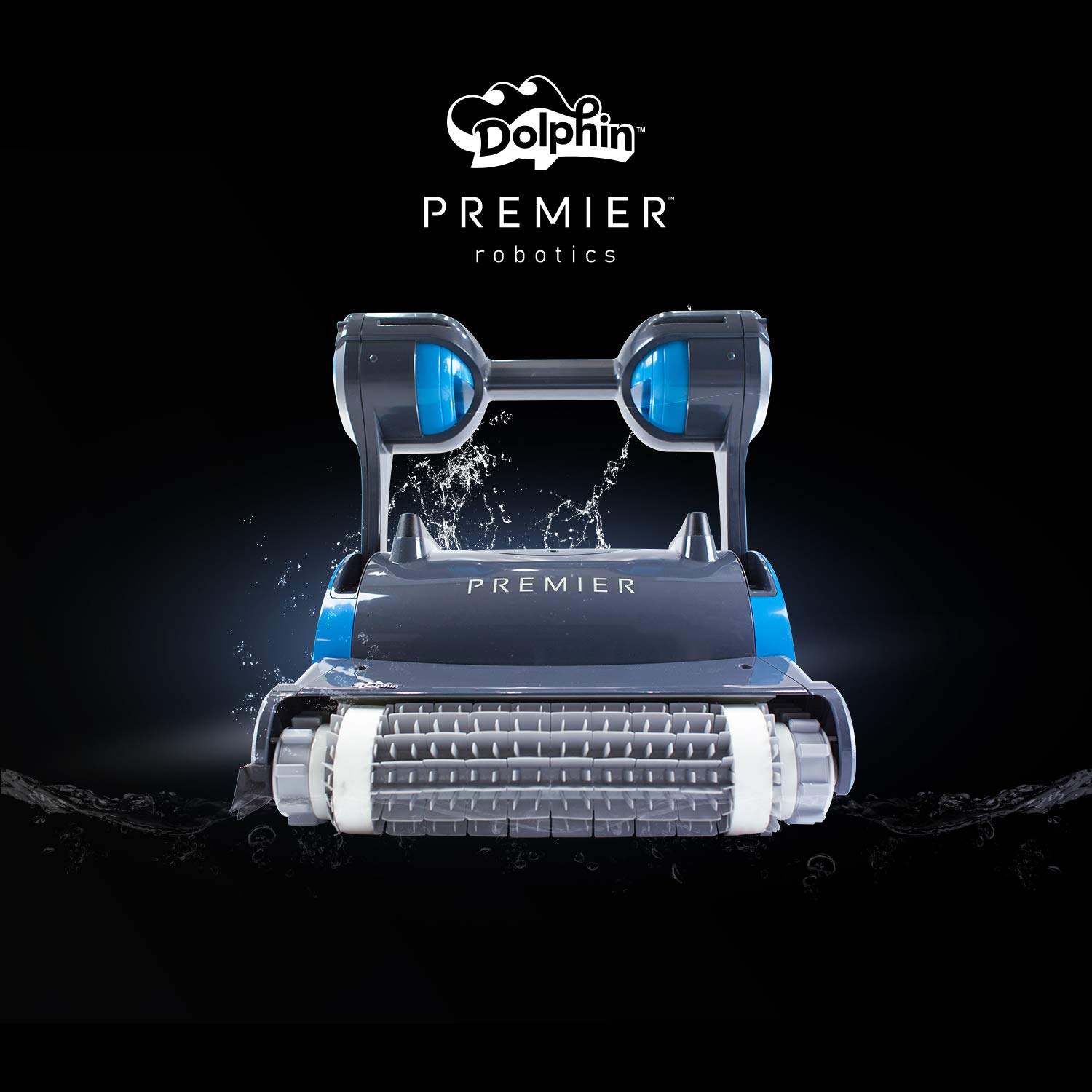 DOLPHIN Premier Robotic Pool Cleaner with Powerful Dual Scrubbing