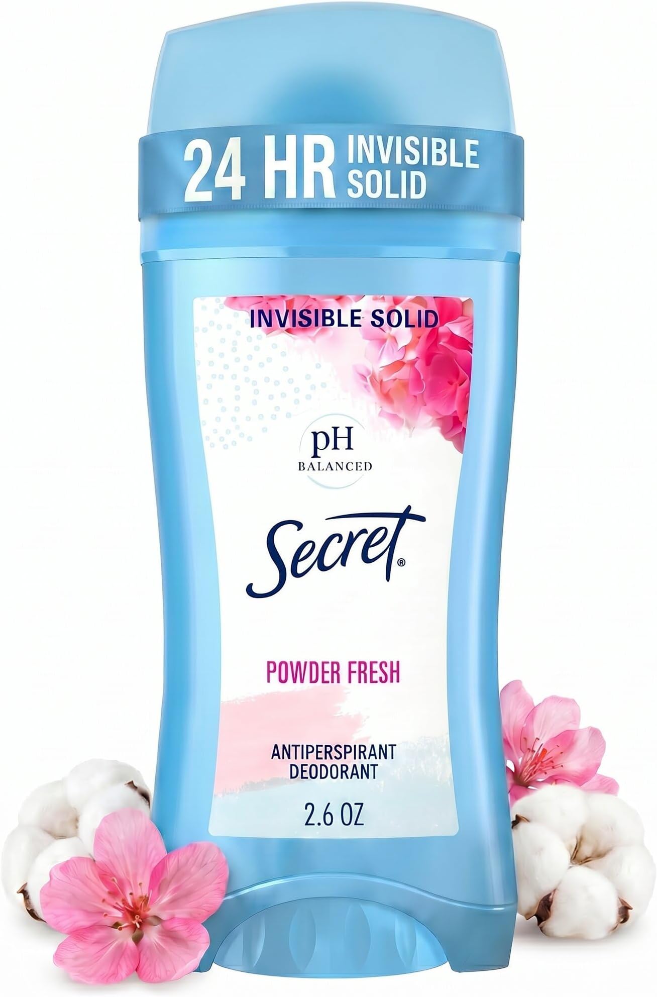 Powder Fresh Invisible Solid Anti Perspirant Stick Deodorant & Antiperspirant for Women, 2.6 oz