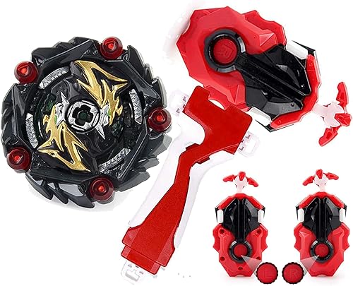 Miniatura 6 de Bay Blades para 8-12 B-184 Launcher Gaming Top Toys Booster B-170-01 Super King Death Diabolos 4T.Mr'1D Bey Battling Tops Burst Left Right Launcher