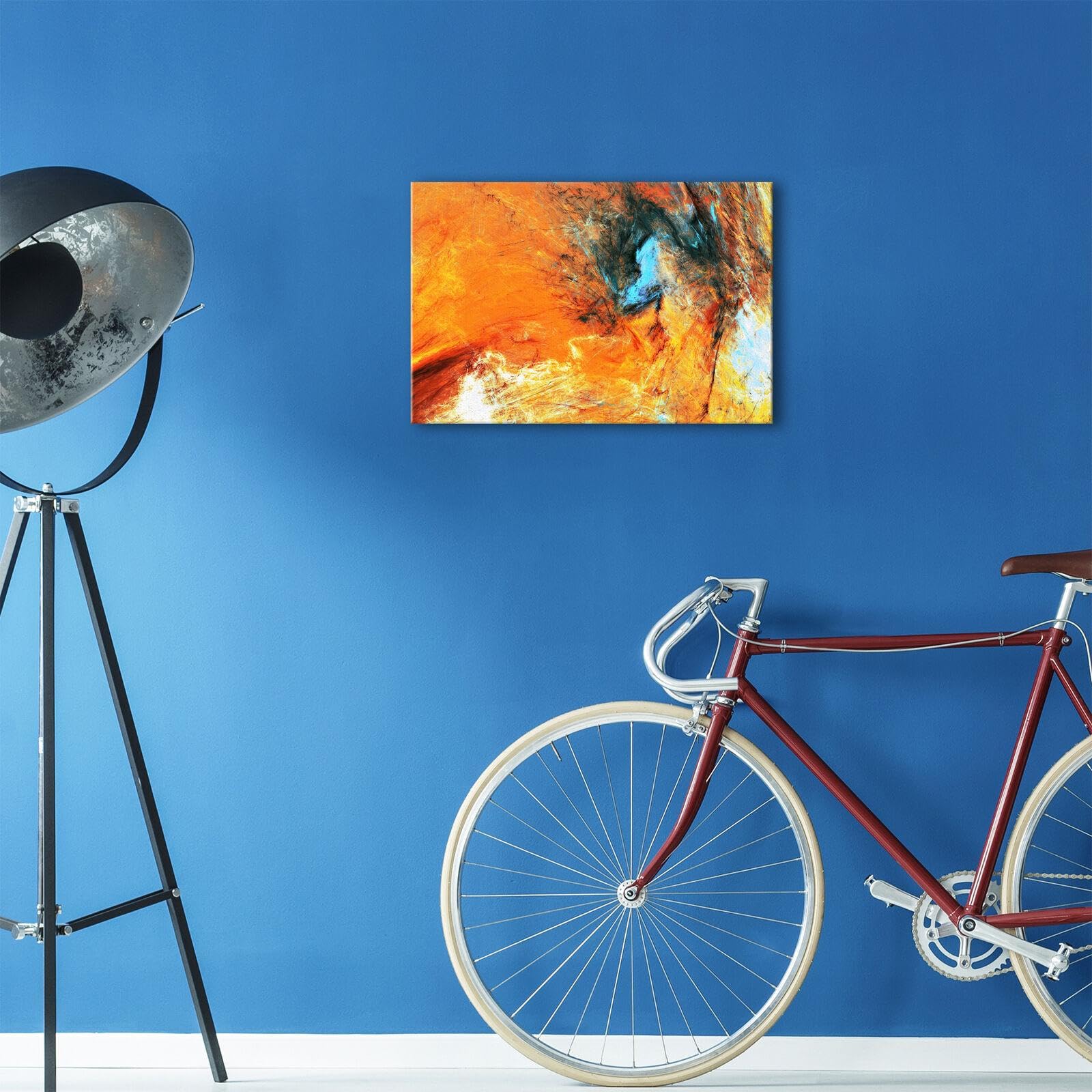 Bannière Avec Des Boules Bleues Et Orange Génères Png Transparente