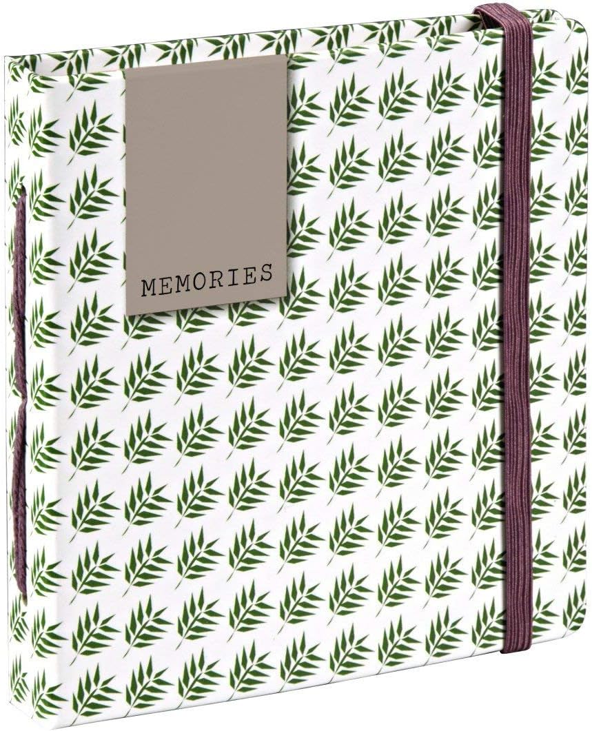 Hama Fern Slip-in Photo Album - Green/White, 8.9 x 10cm