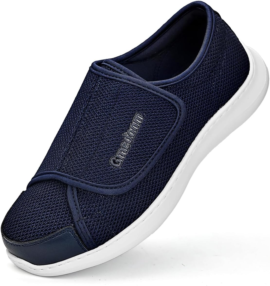 Men's Wide Width Shoes with Easy Put On Adjustable Lightweight for Diabetic Edema Bunions Arthritis Swollen Feet Elderly Walking Widening Shoes