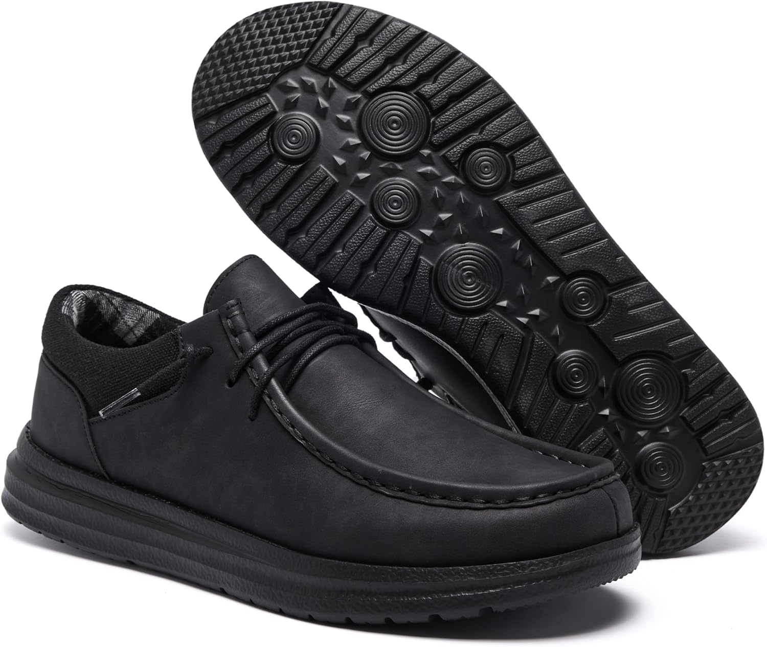 Mens Wide Shoes Width Toe Box Slip-on Loafers Casual Walking Shoes for Men - Image 4