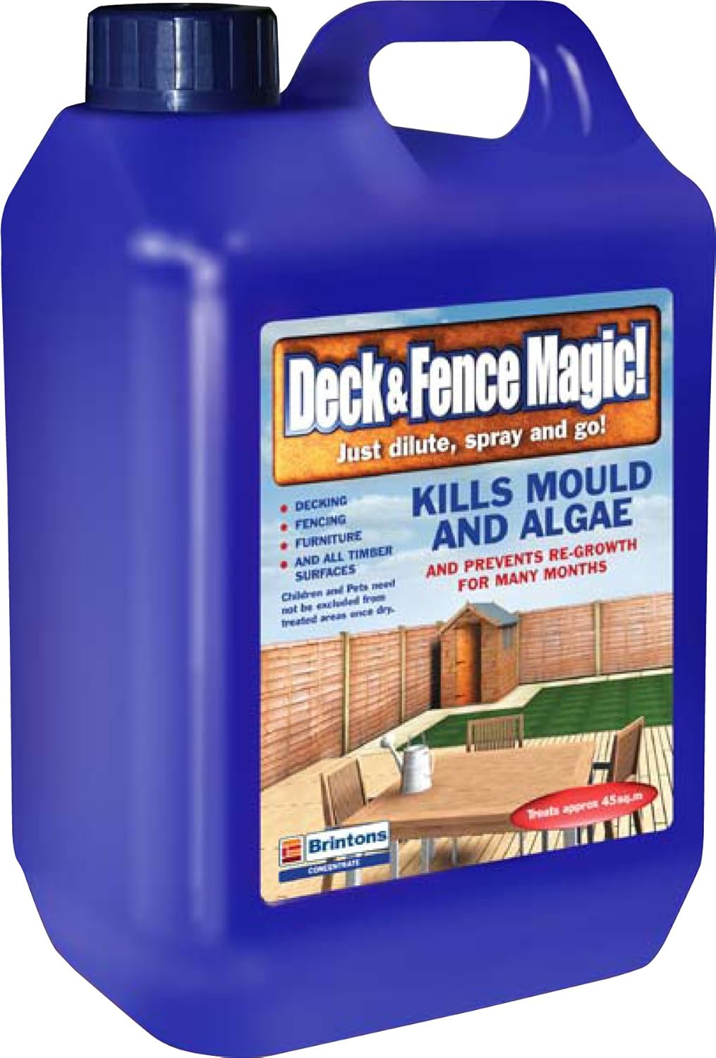 Deck & Fence Magic! 2.5 Litres Liquid Concentrate Mould