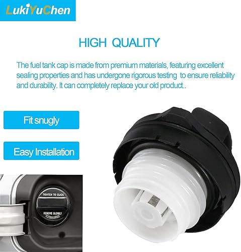 Miniatura 3 de Tapa de depósito de combustible 17670-T3W-A01 para Hon-Da - Accord 2008-2017, Civic 2006-2015, CRV 2007-2016, 2009-2013 2015-2020 Fit, 2011-2017