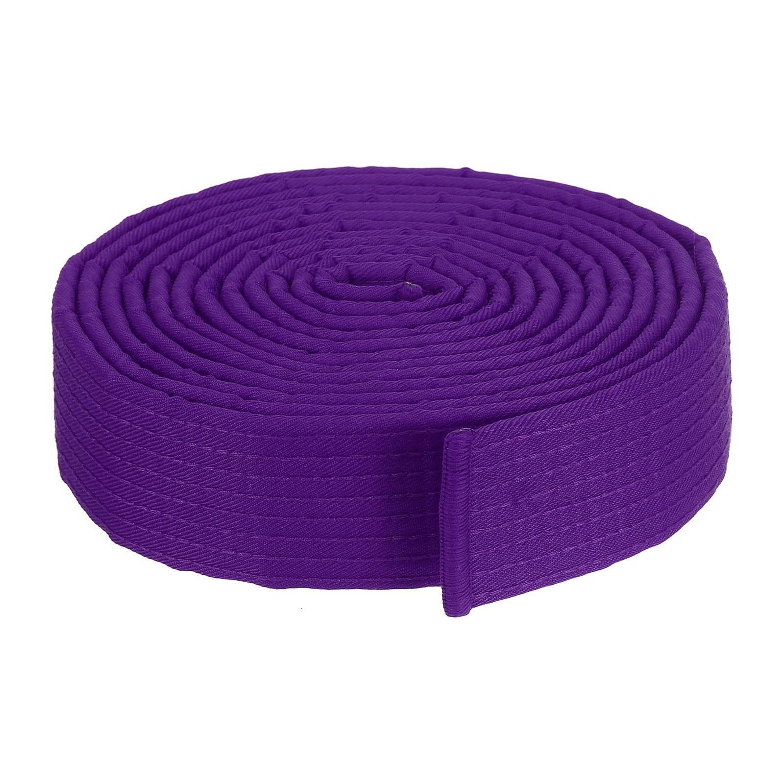 Cinturón de Taekwondo de Algodón Premium 3.4m Color Púrpura 6