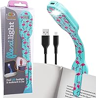 Vista 16 de Regalos para lectores y escritores Luz de lectura con clip Marcador Fox 2 en 1 Luz para niños para leer en la cama, luces lindas recargables
