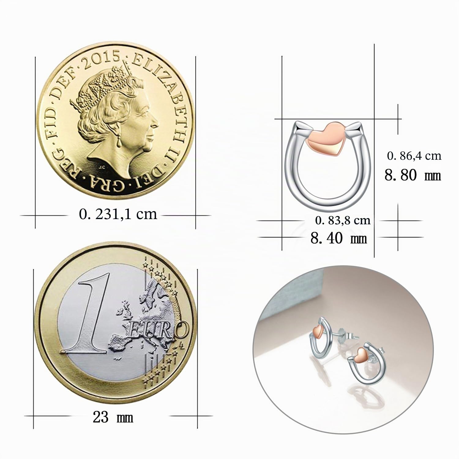 Tier Ohrringe Sterling Silber Tier Ohrstecker Schmuck