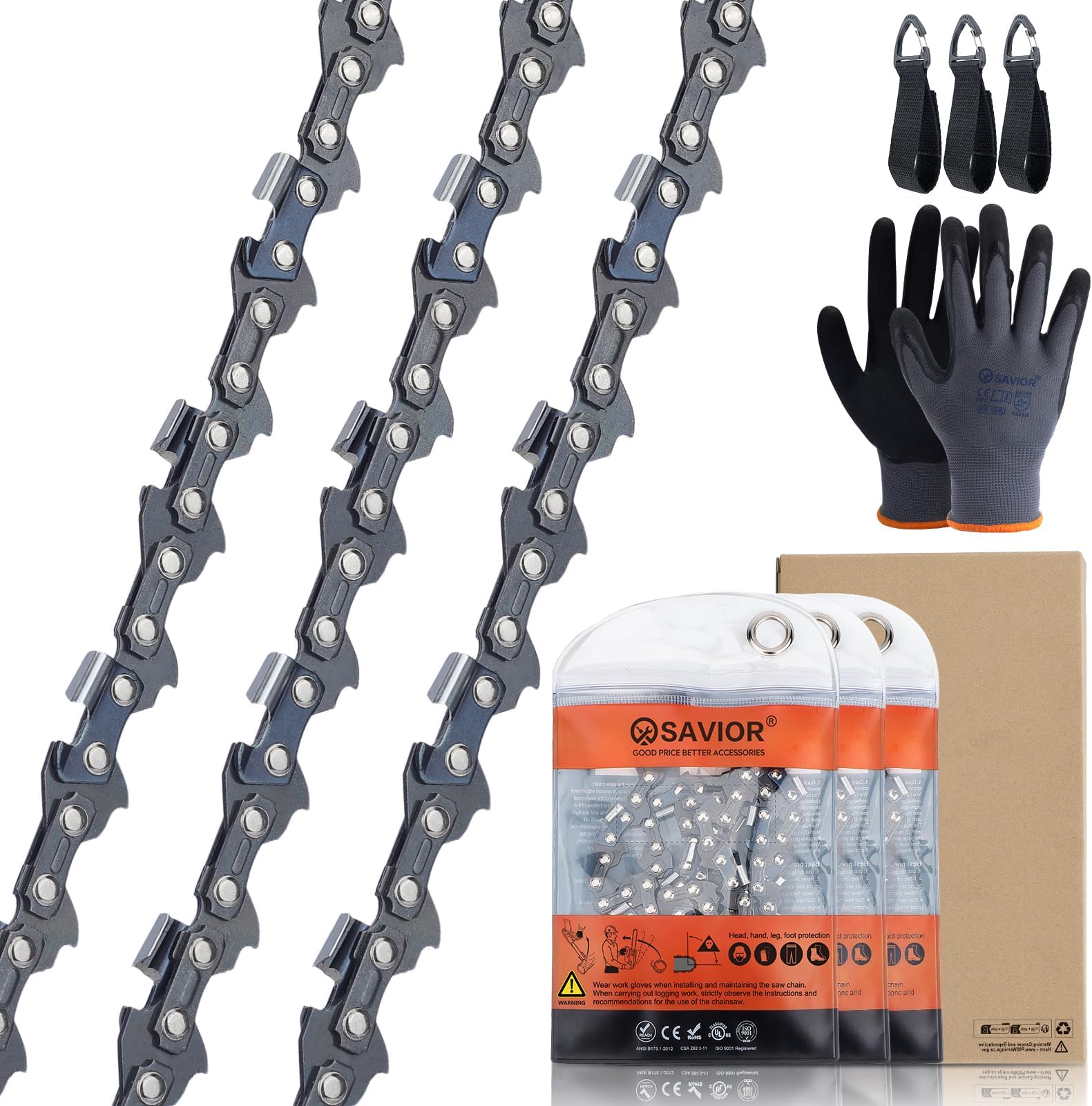 Catena Originale Stihl 64 Maglie 1/4 1,1 Per Motoseghe Ms 151t/Ms 192 - Foto 6